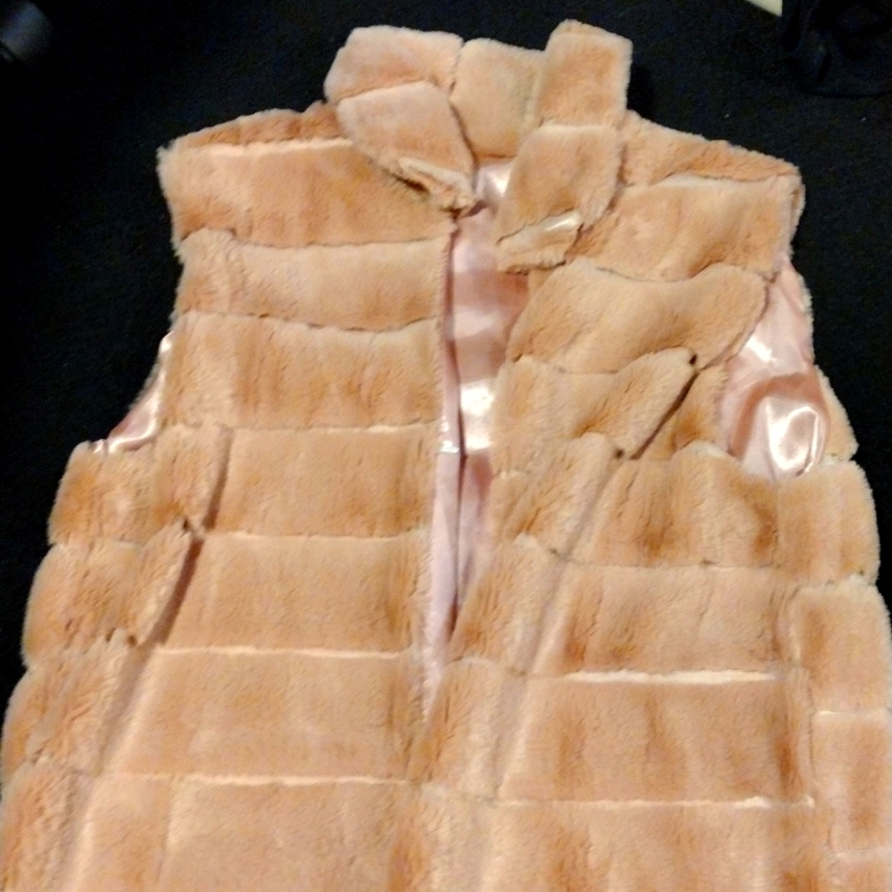 Blush pink vest